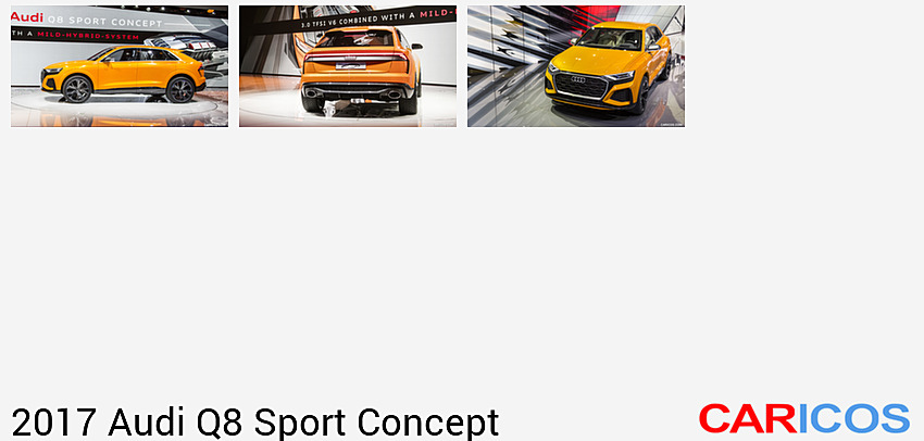 Audi Q8 Sport Concept | 2017MY | Presentation at Geneva Auto Show
