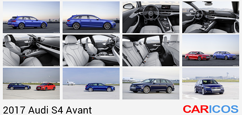 Audi S4 Avant | 2017MY |  (Color: Ara Blue) | Side
