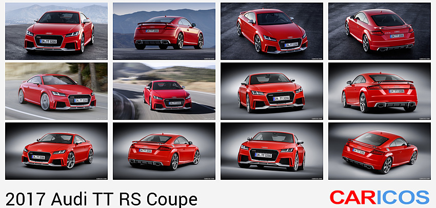 Audi TT RS Coupe | 2017MY |  (Color: Catalunya Red) | Front