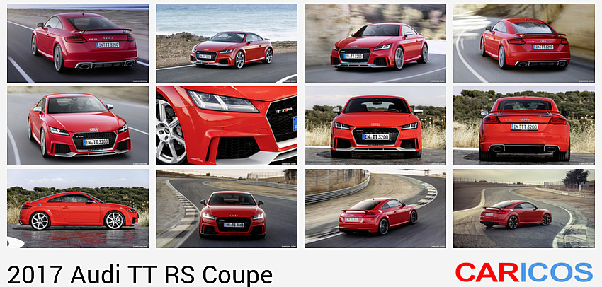 Audi TT RS Coupe | 2017MY |  (Color: Catalunya Red) | Rear