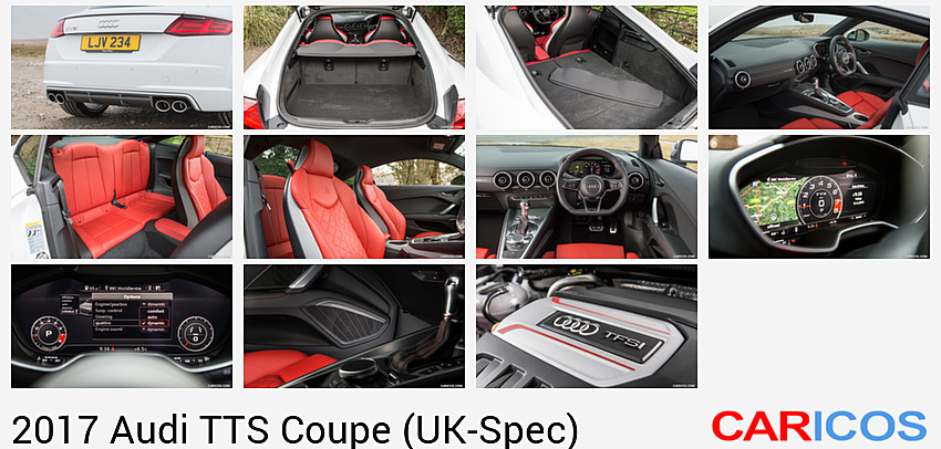 Audi TTS Coupe (UK-Spec) | 2017MY | Tailpipe