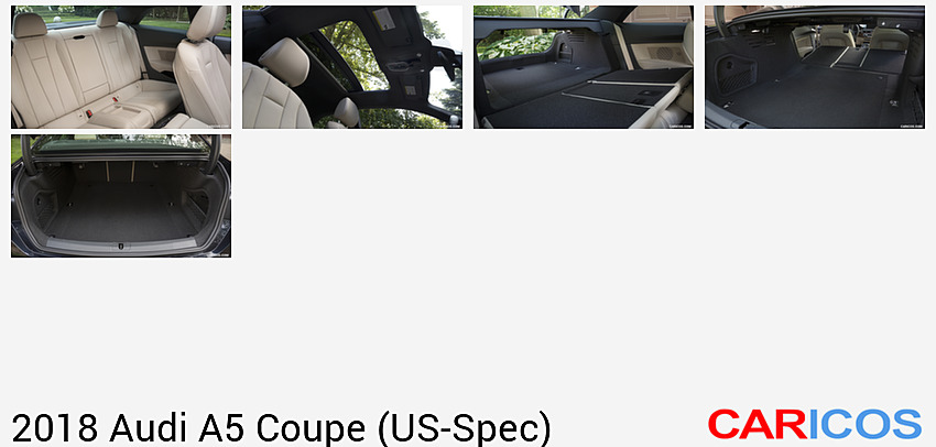 Audi A5 Coupe (US-Spec) | 2018MY | Interior, Rear Seats