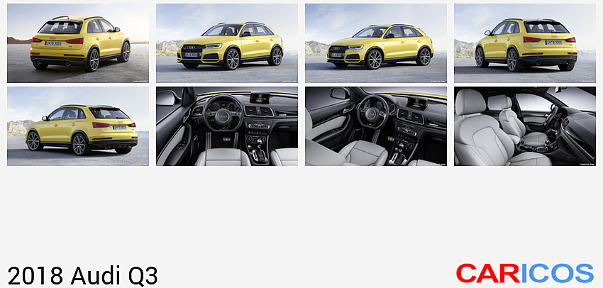 Audi Q3 | 2018MY |  2.0 TFSI quattro S-Line (Color: Tukan Yellow) | Rear Three-Quarter