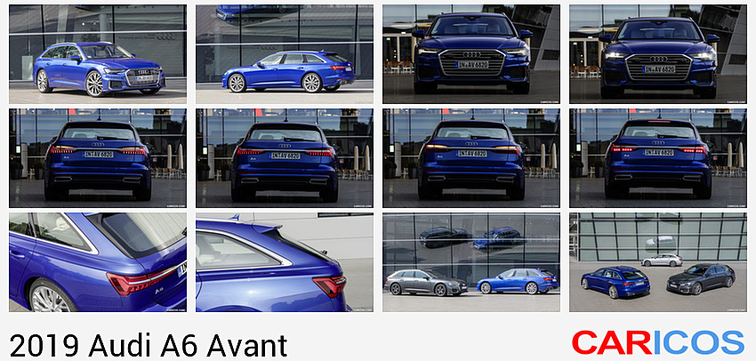 Audi A6 Avant | 2019MY |  (Color: Sepang Blue) | Front Three-Quarter