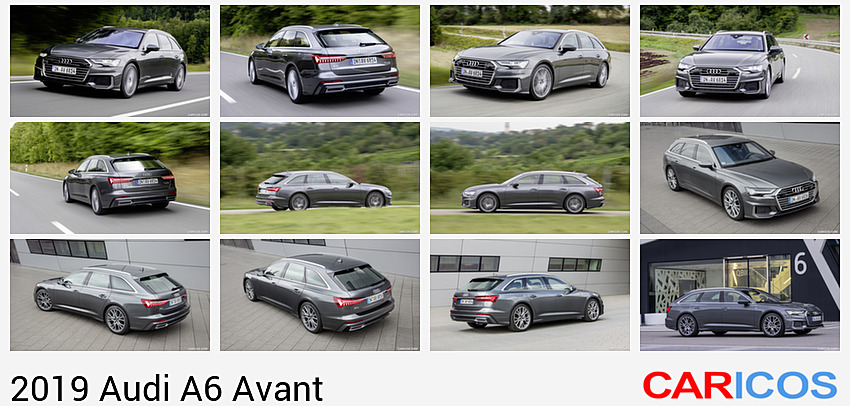 Audi A6 Avant | 2019MY |  (Color: Daytona Grey) | Front Three-Quarter