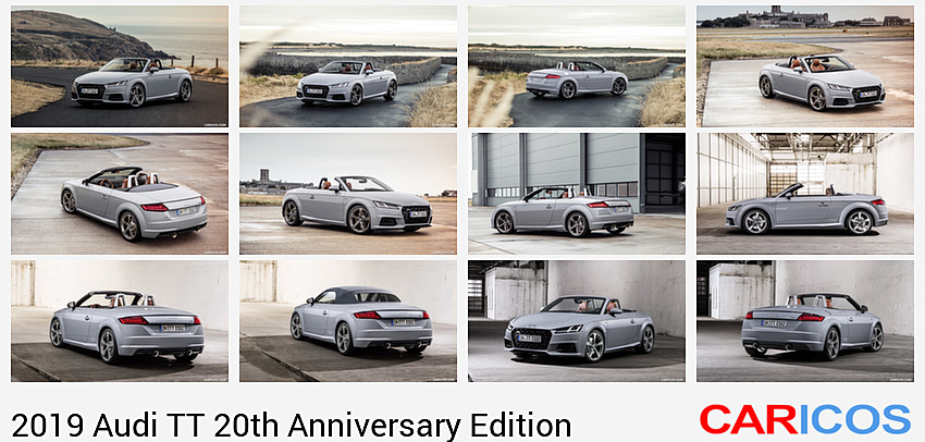 Audi TT 20th Anniversary Edition | 2019MY | (Color: Arrow gray) | Front Three-Quarter