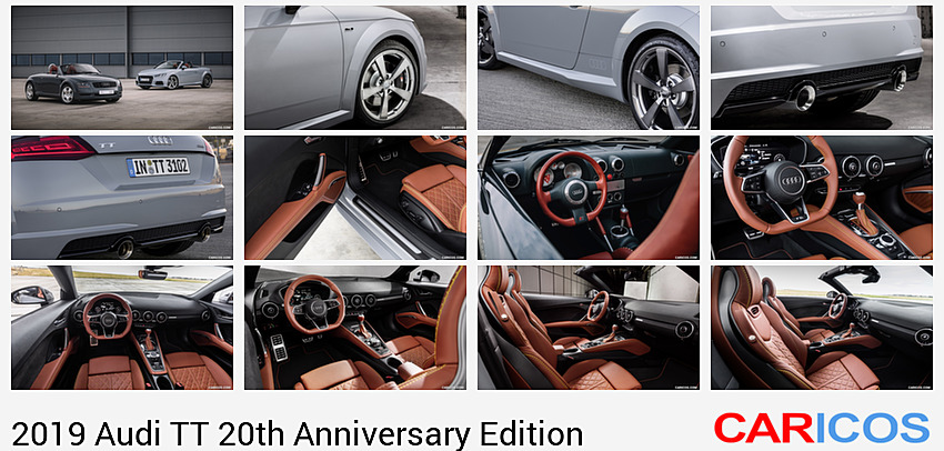 Audi TT 20th Anniversary Edition | 2019MY | (Color: Arrow gray) and The Original Audi TT