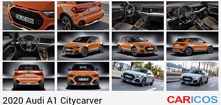 Audi A1 Citycarver | 2020MY |  (Color: Pulse Orange) | Grille