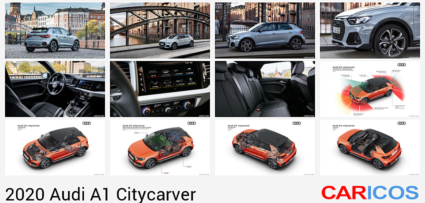 Audi A1 Citycarver | 2020MY |  (Color: Arrow Gray) | Rear Three-Quarter