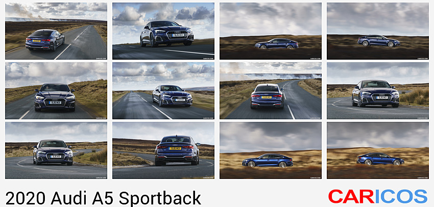 Audi A5 Sportback | 2020MY | (UK-Spec) | Rear Three-Quarter