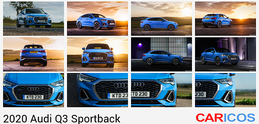 Audi Q3 Sportback | 2020MY |  45 TFSI quattro (UK-Spec) | Front Three-Quarter