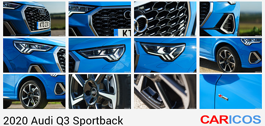 Audi Q3 Sportback | 2020MY |  45 TFSI quattro (UK-Spec) | Grille
