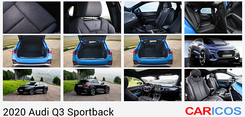 Audi Q3 Sportback | 2020MY |  45 TFSI quattro (UK-Spec) | Interior, Seats