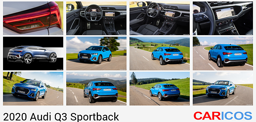 Audi Q3 Sportback | 2020MY |  (Color: Dew Silver) | Tail Light