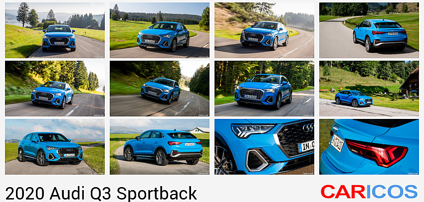 Audi Q3 Sportback | 2020MY |  (Color: Turbo Blue) | Front