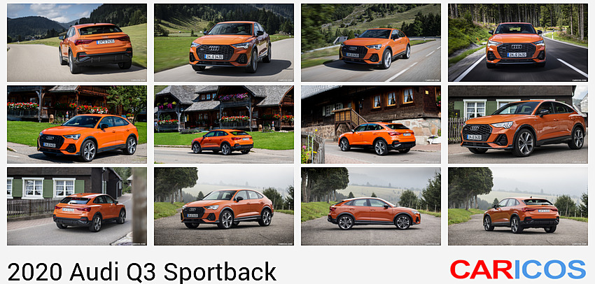 Audi Q3 Sportback | 2020MY |  (Color: Pulse Orange) | Rear
