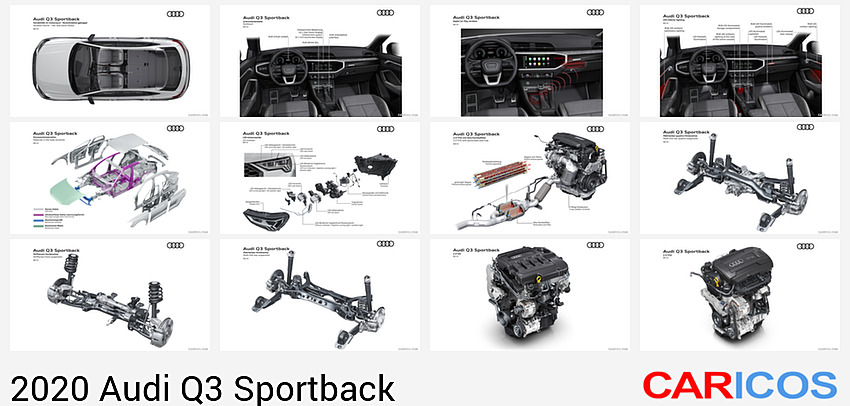 Audi Q3 Sportback | 2020MY | Variable interior | rear seat backs folded