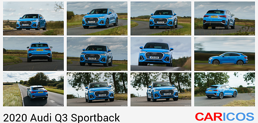 Audi Q3 Sportback | 2020MY |  45 TFSI quattro (UK-Spec) | Front Three-Quarter