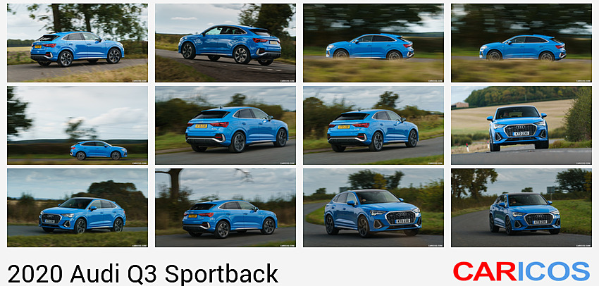 Audi Q3 Sportback | 2020MY |  45 TFSI quattro (UK-Spec) | Rear Three-Quarter