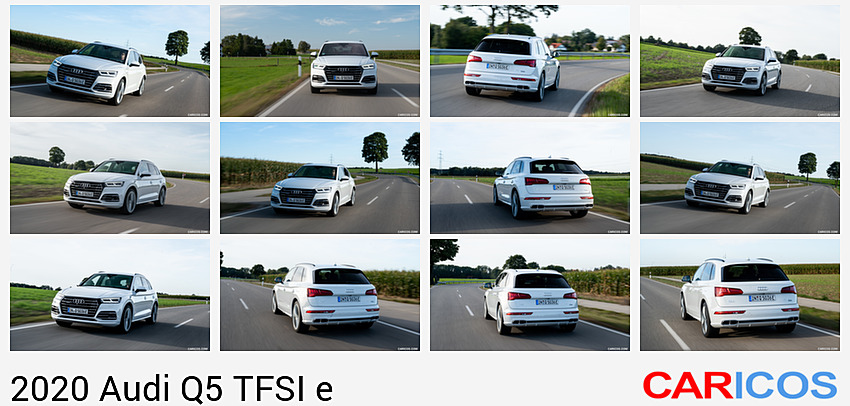 Audi Q5 TFSI e | 2020MY |  Plug-In Hybrid (Color: Glacier White) | Front Three-Quarter