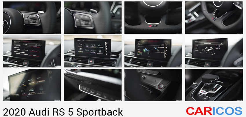 Audi RS 5 Sportback | 2020MY |  (UK-Spec) | Interior, Steering Wheel