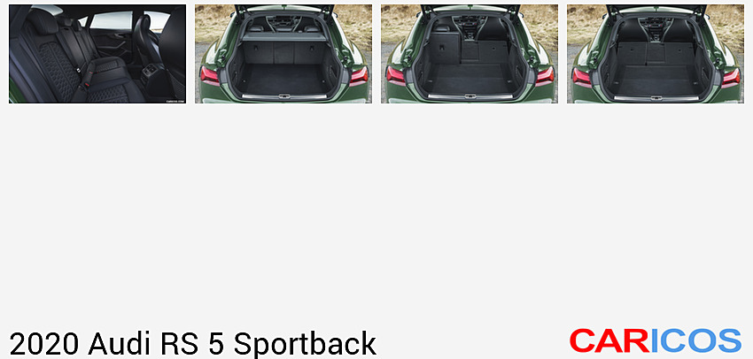 Audi RS 5 Sportback | 2020MY |  (UK-Spec) | Interior, Rear Seats