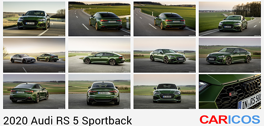 Audi RS 5 Sportback | 2020MY |  (Color: Sonoma Green) | Front