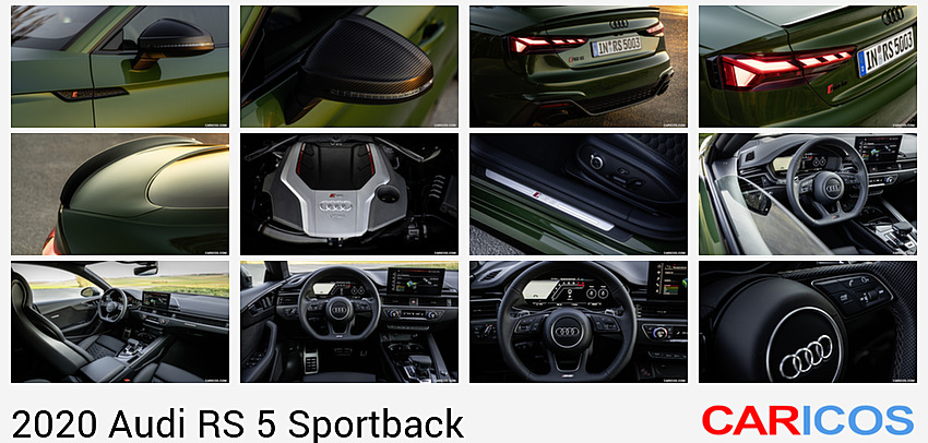 Audi RS 5 Sportback | 2020MY |  (Color: Sonoma Green) | Mirror
