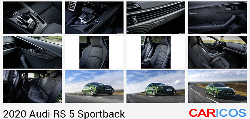 Audi RS 5 Sportback | 2020MY | Central Console