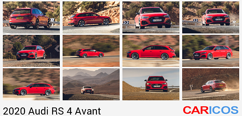 Audi RS 4 Avant | 2020MY |  (UK-Spec) | Rear Three-Quarter