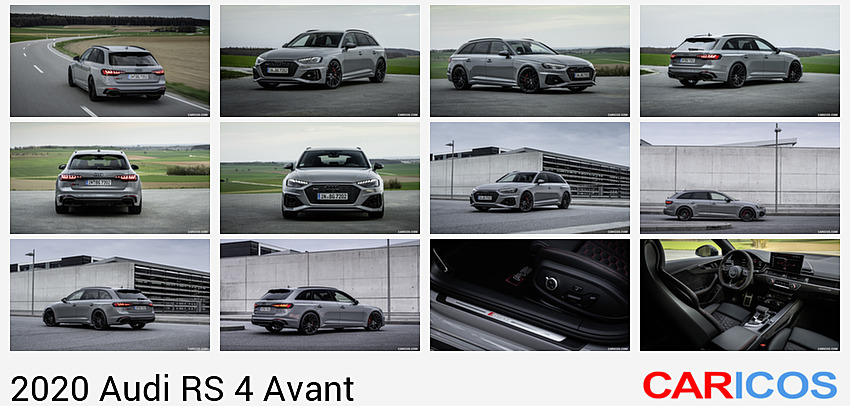 Audi RS 4 Avant | 2020MY |  (Color: Nardo Gray) | Rear Three-Quarter