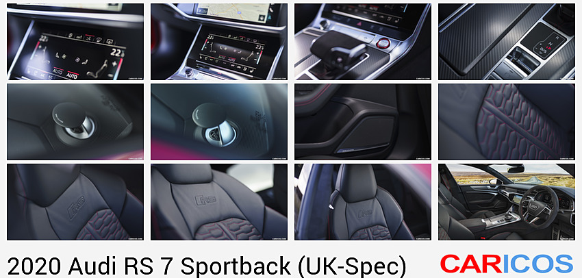 Audi RS 7 Sportback (UK-Spec) | 2020MY | Central Console