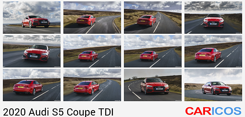 Audi S5 Coupe TDI | 2020MY |  (UK-Spec) | Front Three-Quarter