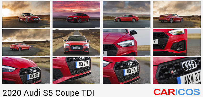 Audi S5 Coupe TDI | 2020MY |  (UK-Spec) | Front Three-Quarter
