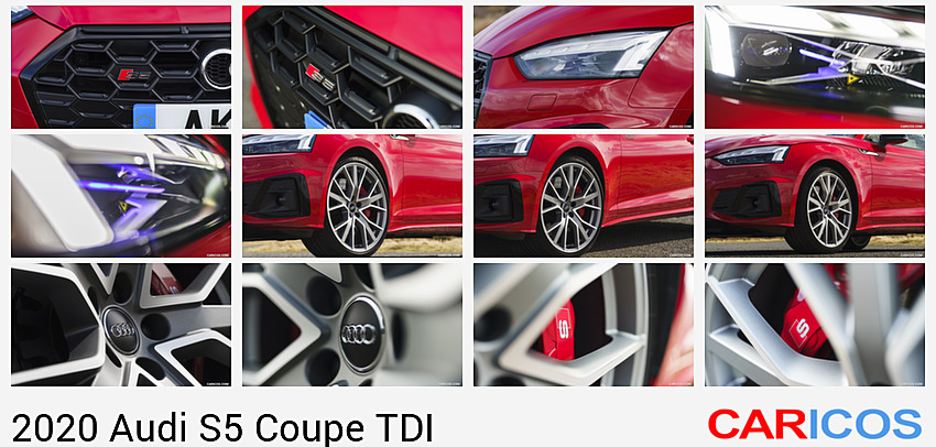 Audi S5 Coupe TDI | 2020MY |  (UK-Spec) | Grille