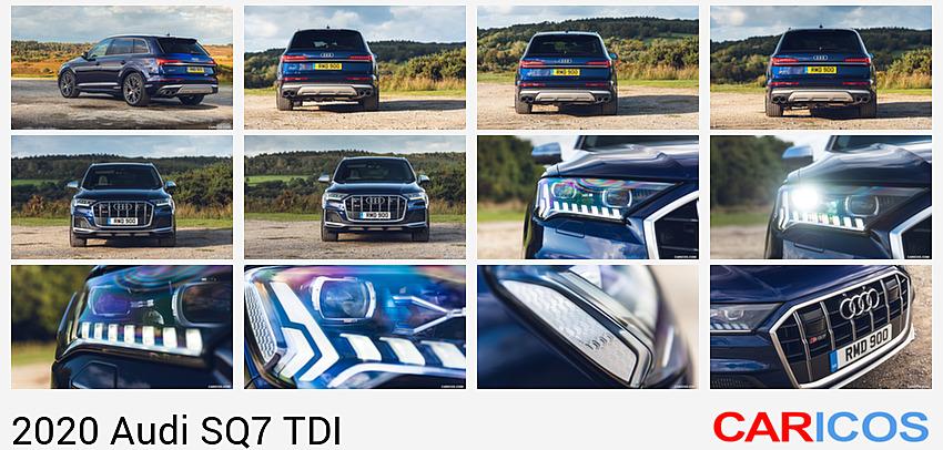 Audi SQ7 TDI | 2020MY |  Vorsprung (UK-Spec) | Rear Three-Quarter