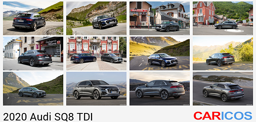 Audi SQ8 TDI | 2020MY |  (Color: Navarra Blue) | Rear Three-Quarter