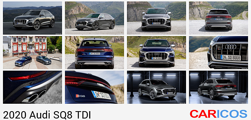 Audi SQ8 TDI | 2020MY |  (Color: Daytona Gray) | Front Three-Quarter