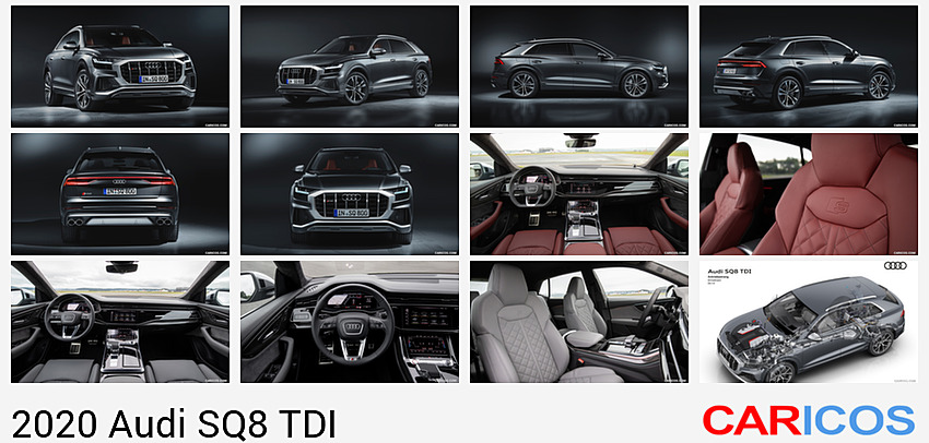 Audi SQ8 TDI | 2020MY |  (Color: Daytona Gray) | Front Three-Quarter
