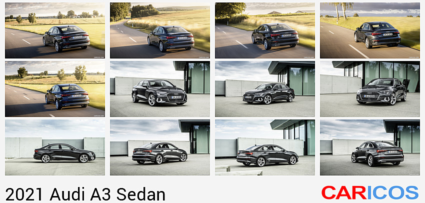 Audi A3 Sedan | 2021MY |  S-Line | Rear Three-Quarter