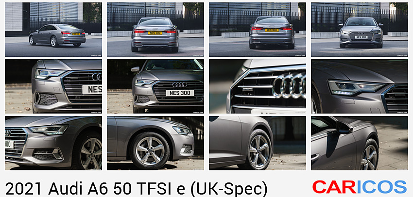 Audi A6 50 TFSI e (UK-Spec) | 2021MY | Rear Three-Quarter