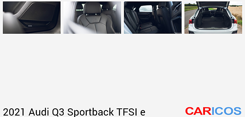 2021 Audi Q3 Sportback 45 TFSI e Plug-In Hybrid (Color: Dew Silver; UK-Spec) | Interior, Detail