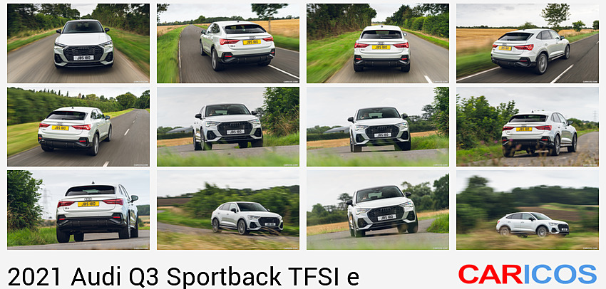 2021 Audi Q3 Sportback 45 TFSI e Plug-In Hybrid (Color: Dew Silver; UK-Spec) | Front