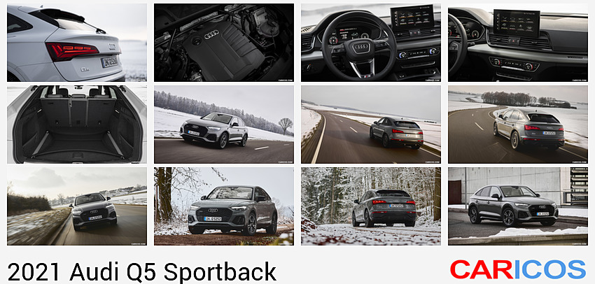 Audi Q5 Sportback | 2021MY |  (Color: Glacier White) | Tail Light