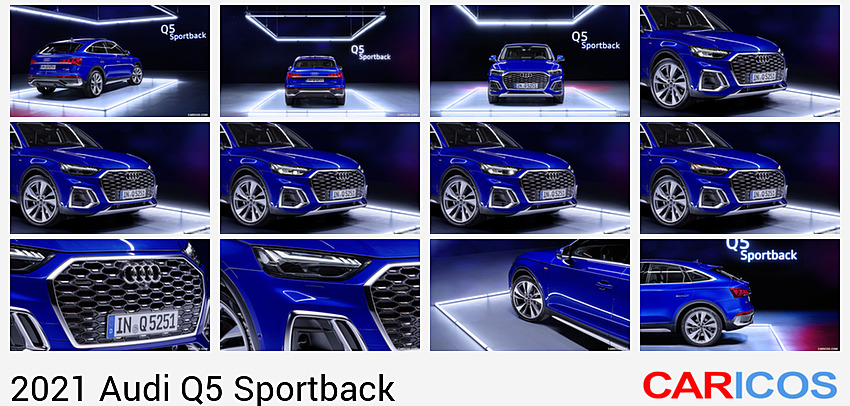 Audi Q5 Sportback | 2021MY | Rear Three-Quarter