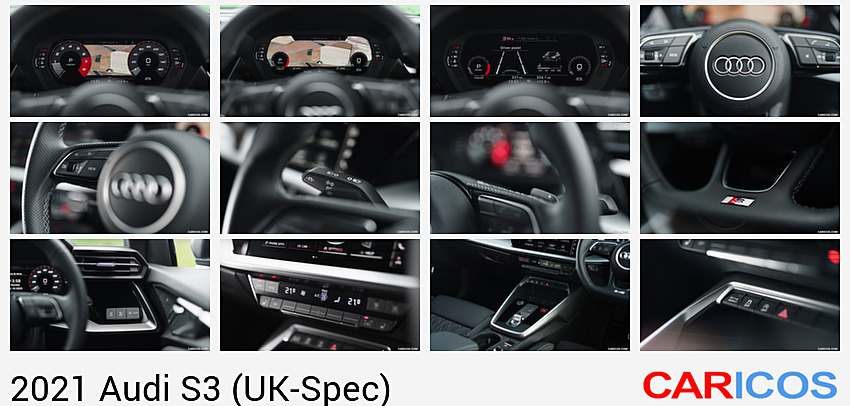 Audi S3 (UK-Spec) | 2021MY | Digital Instrument Cluster