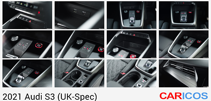 Audi S3 (UK-Spec) | 2021MY | Central Console