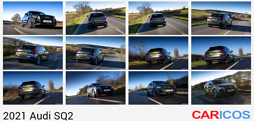 Audi SQ2 | 2021MY |  Black Edition (UK-Spec) | Front Three-Quarter