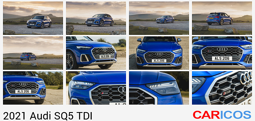 Audi SQ5 TDI | 2021MY |  (UK-Spec) | Front Three-Quarter