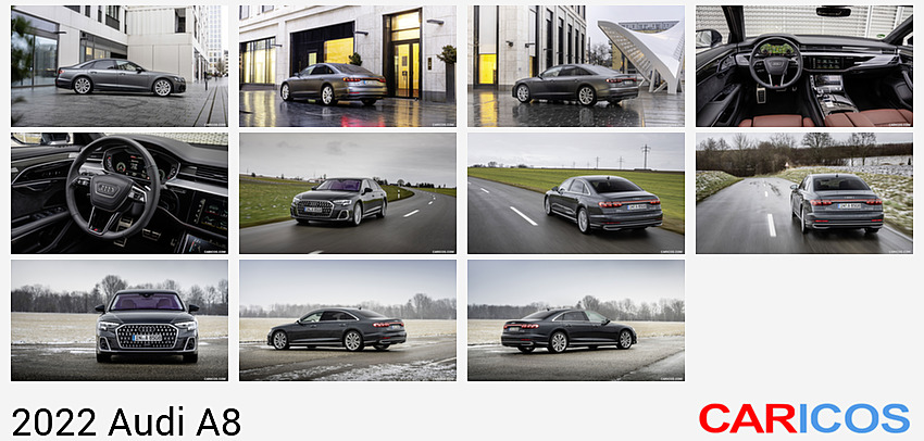 Audi A8 | 2022MY |  (Color: Daytona Grey Matt Effect) | Side